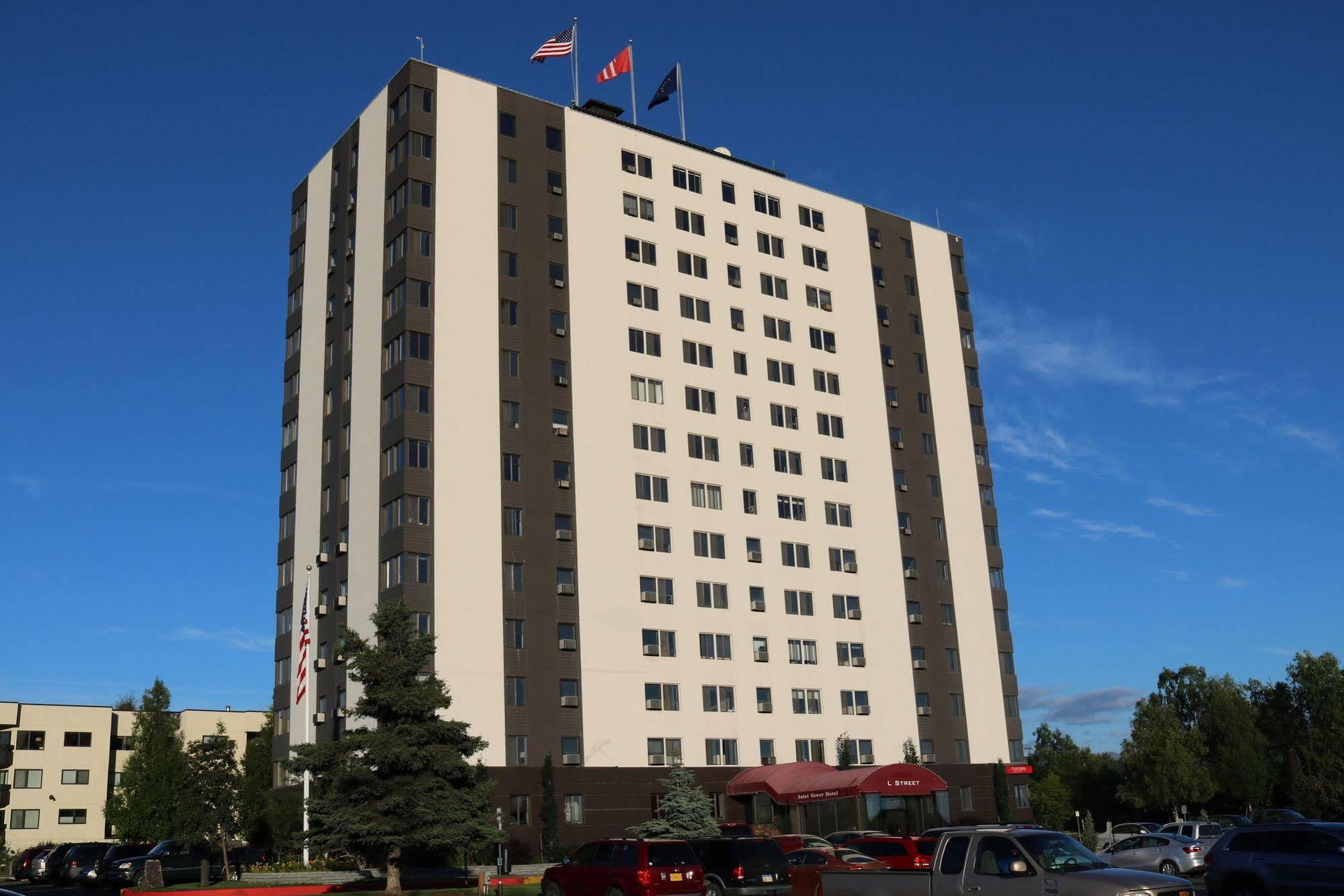 Inlet Tower Hotel & Suites Анкоридж Экстерьер фото